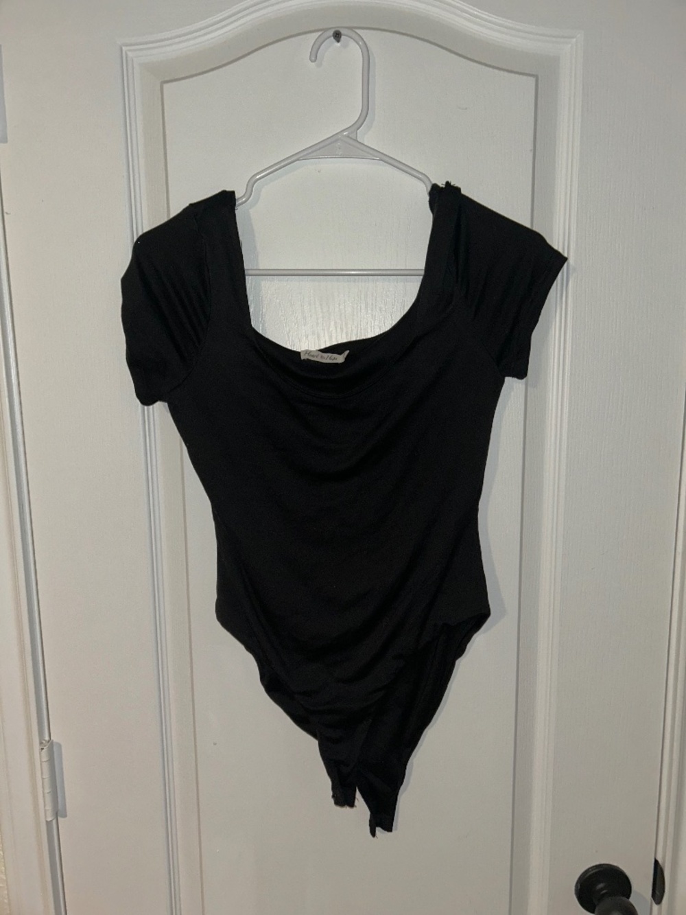 🖤 Heart & Hips Black Ruched Bodysuit 🖤